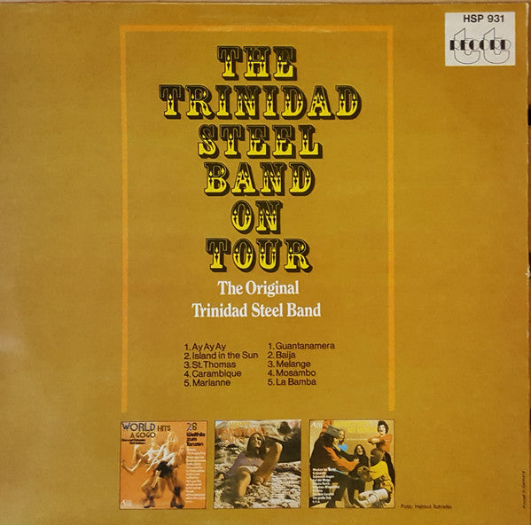 The Original Trinidad Steel Band : The Trinidad Steel Band On Tour (LP)