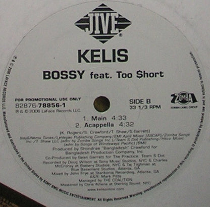 Kelis - Bossy (12", Promo)