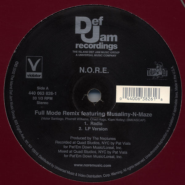 N.O.R.E. - Full Mode (Remix) (12")