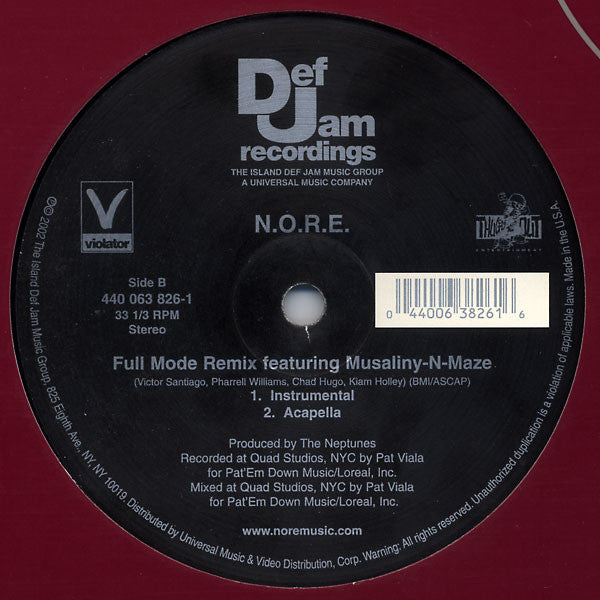 N.O.R.E. - Full Mode (Remix) (12")