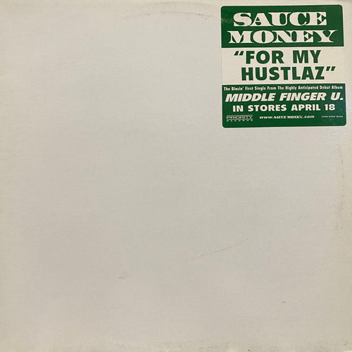 Sauce Money : For My Hustlaz (12", Single, Promo)