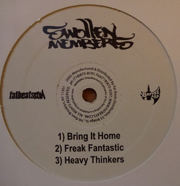 Swollen Members : Bring It Home (12", Promo)