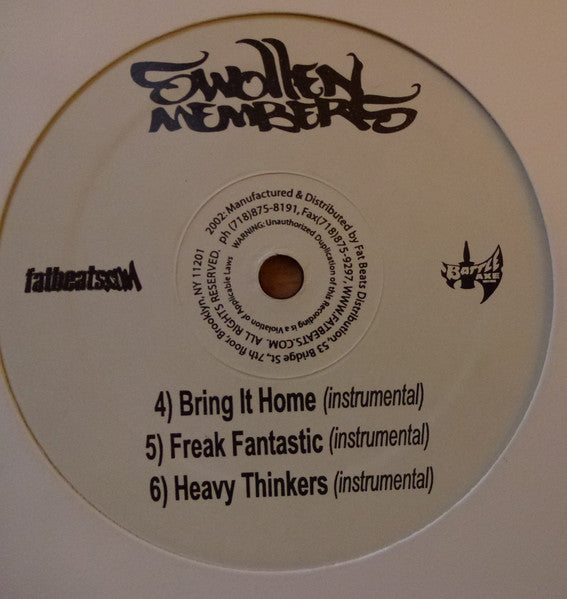 Swollen Members : Bring It Home (12", Promo)