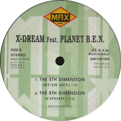 X-Dream Feat. Planet B.E.N. - The 5th Dimension (12", Maxi)