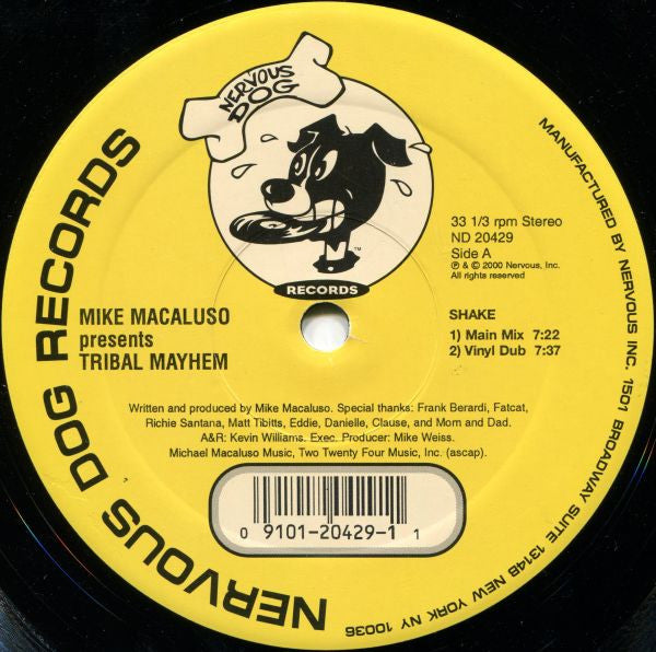 Mike Macaluso : Tribal Mayhem (12")