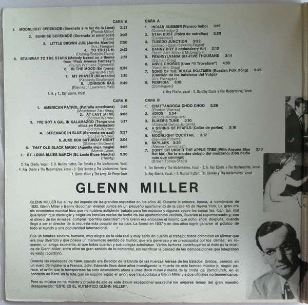 Glenn Miller : Este Es El Autentico Glenn Miller (2xLP, Comp, Mono)