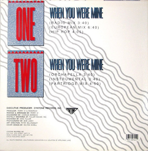 Faze (2) : When You Were Mine (12", Single)