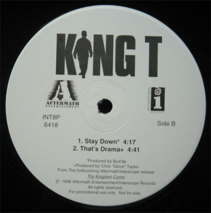 King Tee : Thy Kingdom Come (12", Promo, Smplr)
