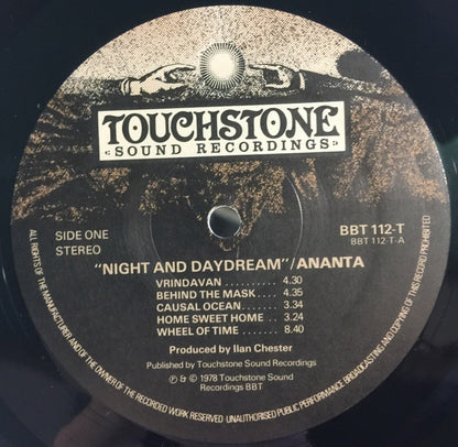 Ananta : Night And Daydream (LP, Album, Promo)