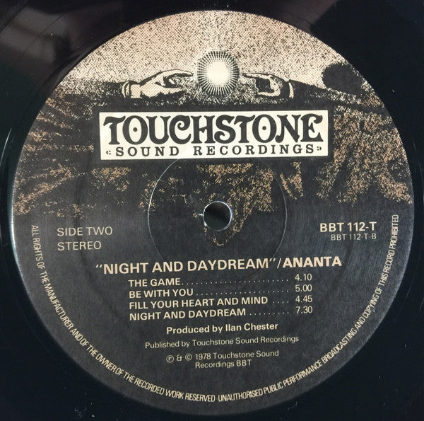 Ananta : Night And Daydream (LP, Album, Promo)