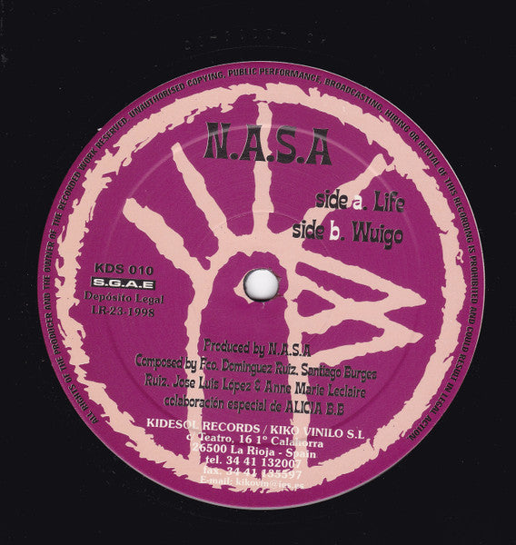 N.A.S.A* - Life (12")