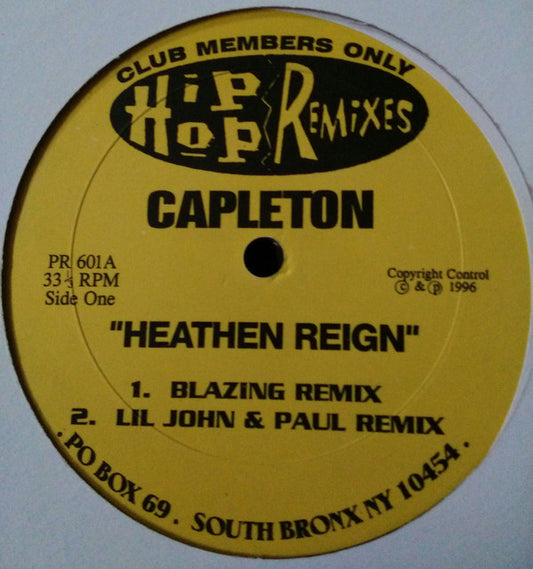 Capleton : Heathen Reign (12")
