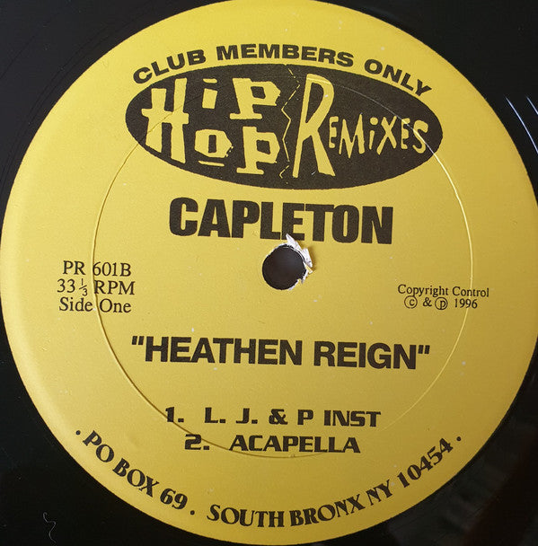 Capleton : Heathen Reign (12")