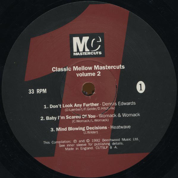 Various - Classic Mellow Mastercuts Volume 2 (2xLP, Comp)
