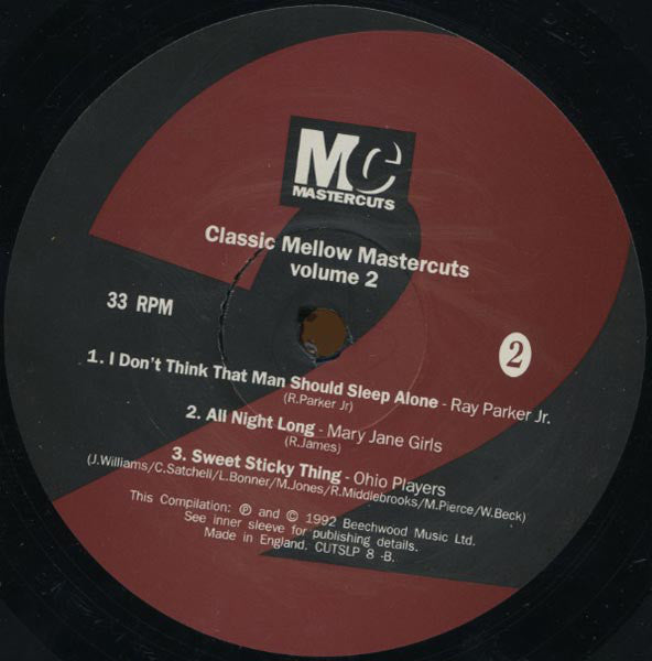 Various - Classic Mellow Mastercuts Volume 2 (2xLP, Comp)