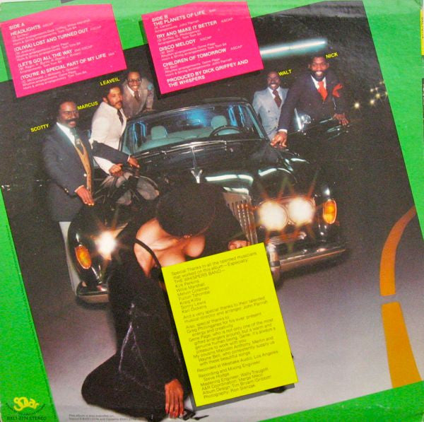 The Whispers - Headlights (LP, Album, Ind)