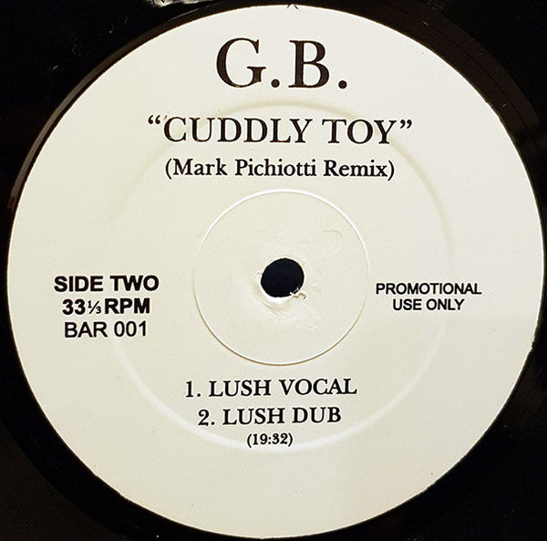Gary Barlow : Cuddly Toy (12", Promo, W/Lbl)