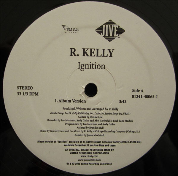 R. Kelly : Ignition (12")