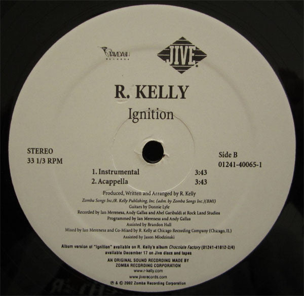 R. Kelly : Ignition (12")