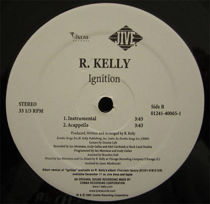 R. Kelly : Ignition (12")