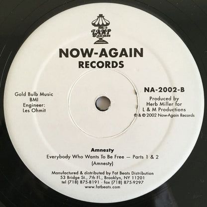 Diplomatics / Amnesty - Hum-Bug b/w Everybody Who Wants To Be Free (12", Single)