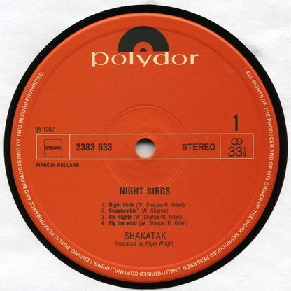 Shakatak : Night Birds (LP, Album)
