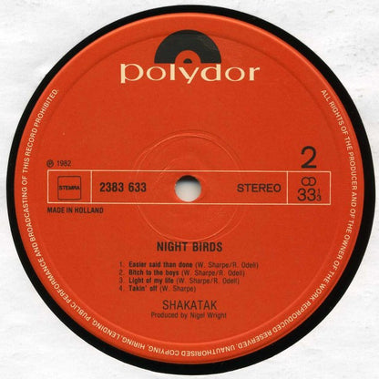 Shakatak : Night Birds (LP, Album)