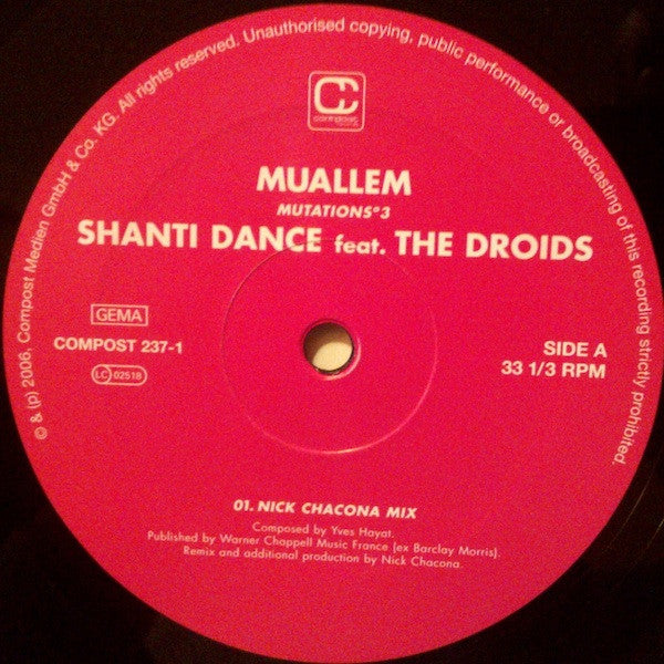 Muallem - Mutations°3 (12")