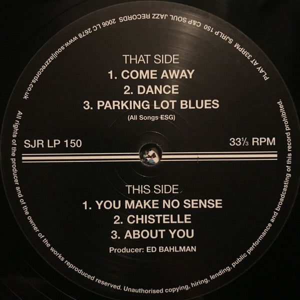 ESG : Come Away With ESG (2xLP, Album, RE)