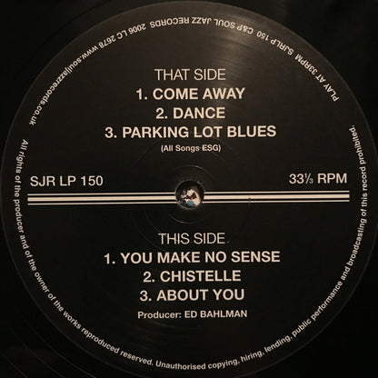 ESG : Come Away With ESG (2xLP, Album, RE)