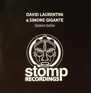 David Laurentini & Simone Gigante : Quiero Bailar (12")