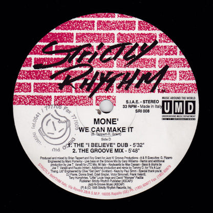Moné : We Can Make It (2x12", Maxi)