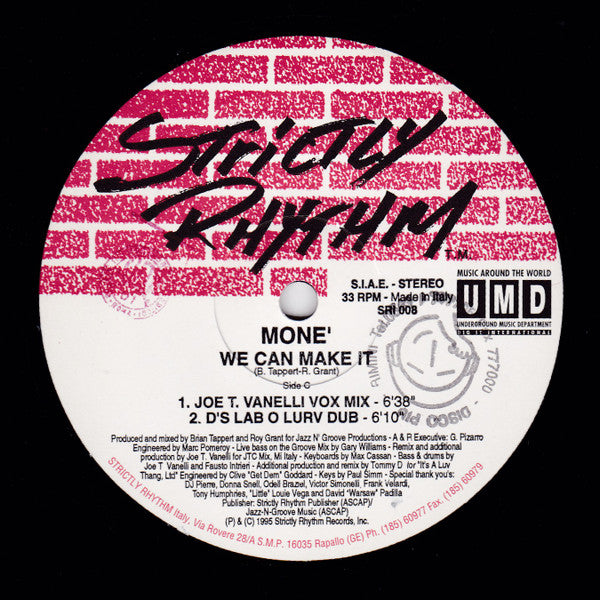 Moné : We Can Make It (2x12", Maxi)