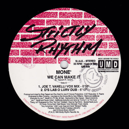 Moné : We Can Make It (2x12", Maxi)