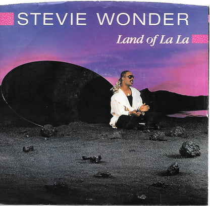 Stevie Wonder : Land Of La La (7", Single)