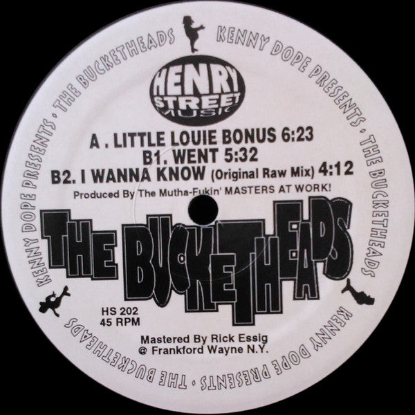 Kenny Dope* Presents The Bucketheads : Little Louie Bonus (12")