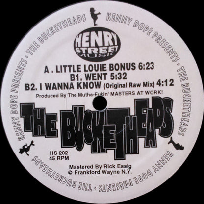 Kenny Dope* Presents The Bucketheads : Little Louie Bonus (12")