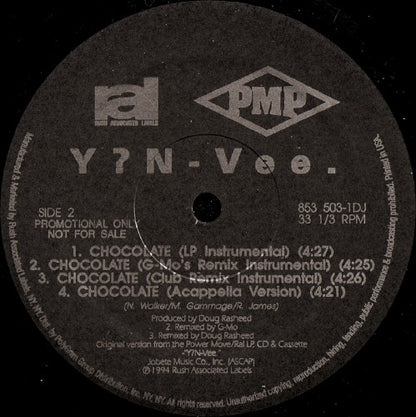 Y?N-Vee.* - Chocolate (12", Single, Promo)