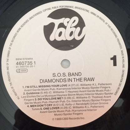 The S.O.S. Band : Diamonds In The Raw (LP, Album)