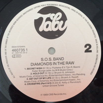 The S.O.S. Band : Diamonds In The Raw (LP, Album)