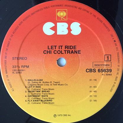 Chi Coltrane - Let It Ride (LP, Album, RE)