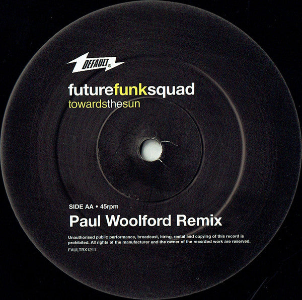 Future Funk Squad - Towards The Sun (Remixes Part 2) (12")