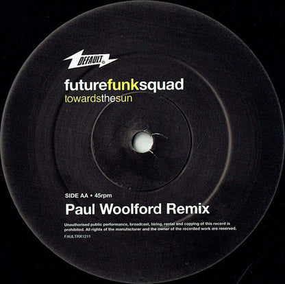 Future Funk Squad - Towards The Sun (Remixes Part 2) (12")