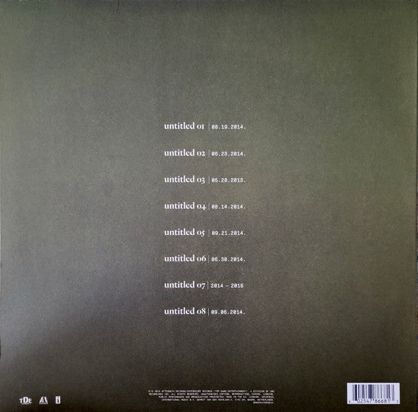 Kendrick Lamar - Untitled Unmastered. (LP, Album)