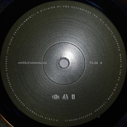 Kendrick Lamar - Untitled Unmastered. (LP, Album)