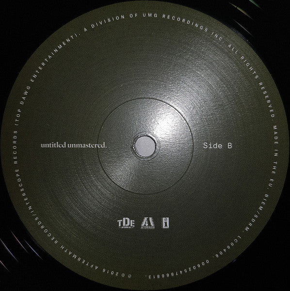 Kendrick Lamar - Untitled Unmastered. (LP, Album)