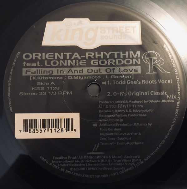 Orienta-Rhythm Feat. Lonnie Gordon - Falling In And Out Of Love (12")