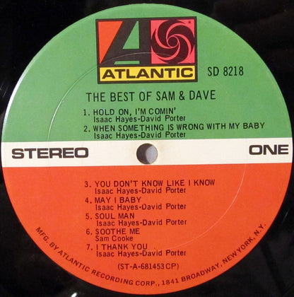 Sam & Dave - The Best Of Sam & Dave (LP, Comp, Pit)