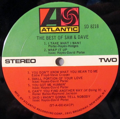 Sam & Dave - The Best Of Sam & Dave (LP, Comp, Pit)
