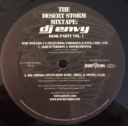 DJ Envy : The Desert Storm Mixtape: Blok Party Vol.1 (12")
